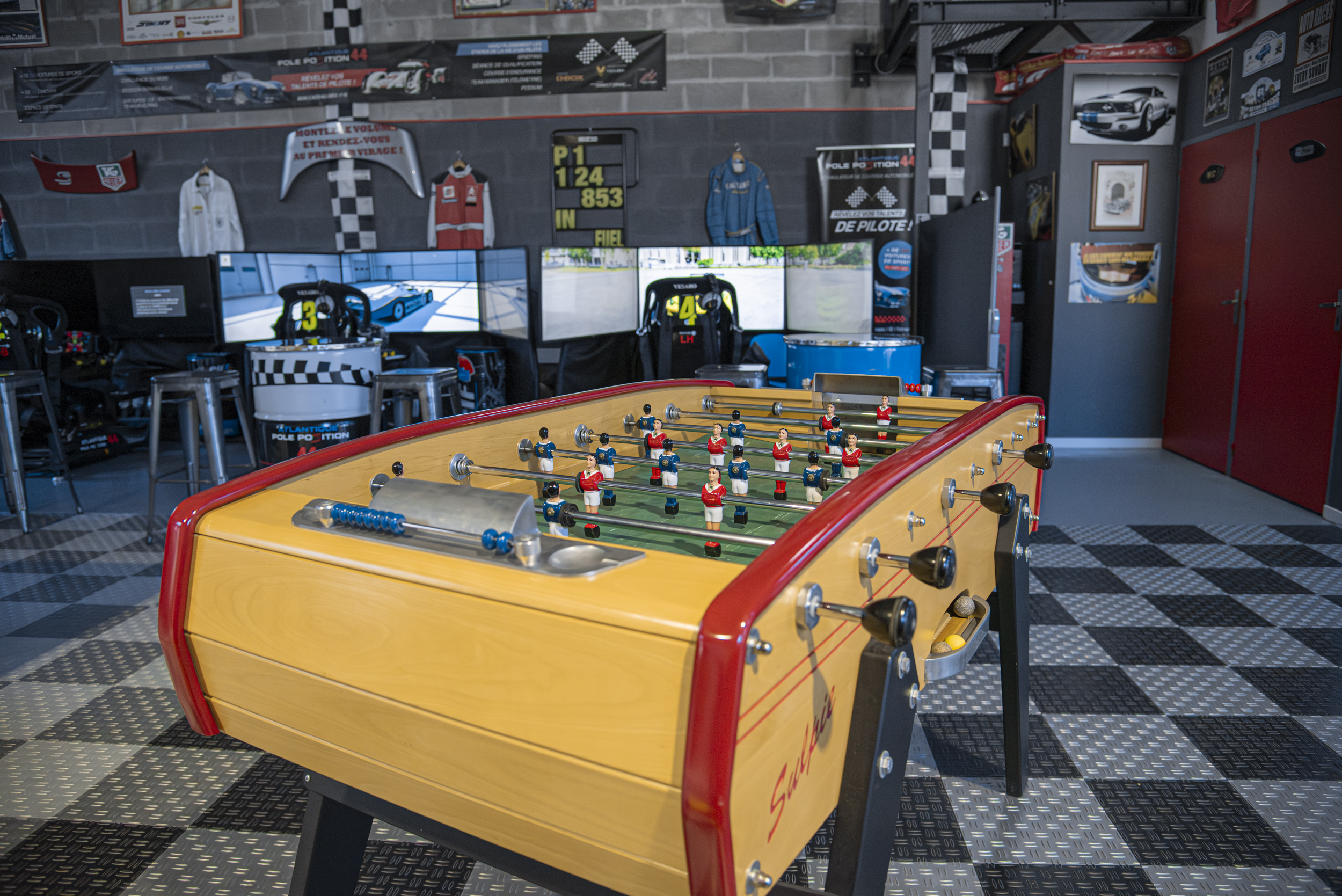 le baby foot chez Atlantique pole position